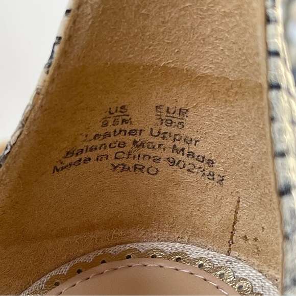 Sam Edelman Yaro Ankle Strap Snake Embossed and beige Block heel Sandal 9.5 - Picture 7 of 11